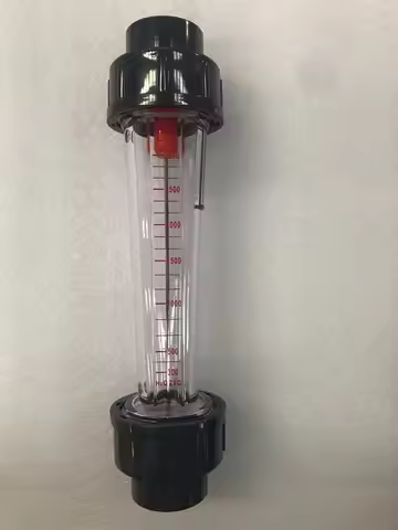 2026 New BSPP/G Connector LZS-25 Flow Meter Plastic Tube Type Water Rotameter Liquid Measuring Tools