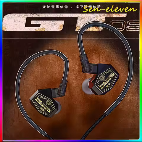 DAWNWOOD GT09 Dark Knight IEM Earphones in-ear Monitor Headphones Wried Earbuds Detachable Cable Int