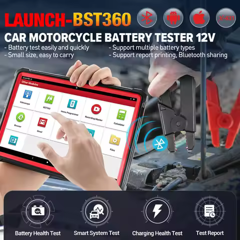 LAUNCH X431 BST360 Battery Tester 12V 2000CCA Voltage Automotive Battery Check Analyzer Diagnostic T