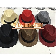 YL Caps Fedora Hat Bruno Mars for Kids Boys and Girls Costume Accessories Size 50cm 52cm 54cm