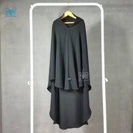 AFNA Aufa Khimar Jilbab Hijab Syari instant dengan Ciput Bandana