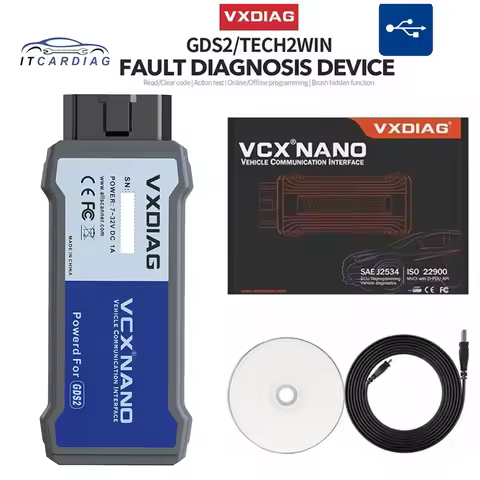 VXDIAG NANO Pro For GM/Chevrolet/Buick VXDIAG GDS2 Tech2win ECU Programming Obd2 Diagnostic Tools WI