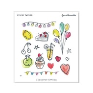 Watermelon Summer Party AT69 Tattoo Sticker