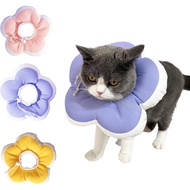 Cat Cone Collar Soft,Adjustable Cat Cone After Surgery, Waterproof Recovery Collar for pet to Stop L
