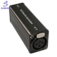 XLR Audio Isolator Single Channel Ground Loop Noise Isolation Current Sound Noise Filter Noise Cance