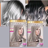 Miranda Hair Color Ash Blonde / Pewarna Rambut Grey Silver
