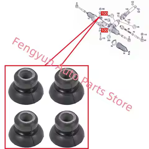 2033330514 Power Steering Rack Bushing For Mercedes Benz W209 CLK200 CLK240 CLK280 CLK350 W203 C180 