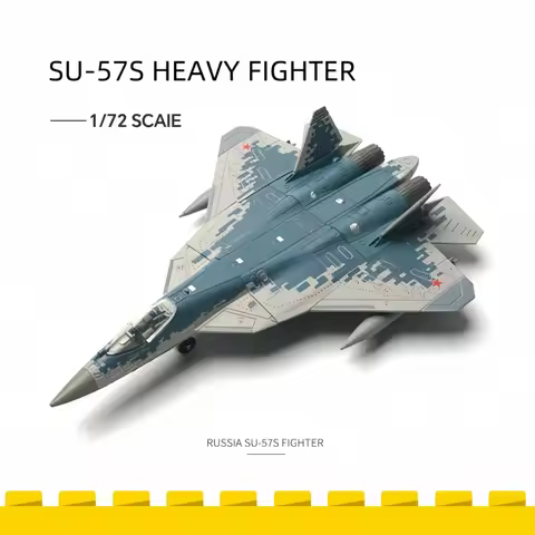 1/72 Creative Military Series Building Blocks Russian SU-57S Felon Heavy Fighter Model Jet Assembled