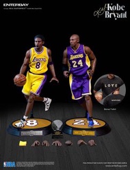 ENTERBAY 「Real Masterpiece」系列 Kobe Bryant 1:6 雙人偶套裝