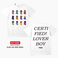 BIG Emoji Certified Lover Boy with Back Script CLB Premium Culture Shirt T-Shirt