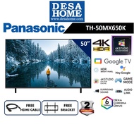 ♀PANASONIC TH-50MX650K 50 4K HDR ANDROID SMART TV TH50MX650K FREE HDMI CABLE  TV BRACKET♞