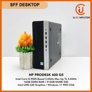 HP PRODESK 600 G5 SFF INTEL CORE I5-9500 UP TO 16GB RAM 512GB NVME SSD USED DESKTOP REFURBISHED PC