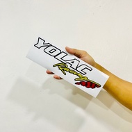 ♞YOLAC Sticker Decals Cutout Vinyl waterproof
