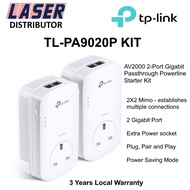 TP Link PA9020P kit AV2000 2-port Gigabit Passthrough Powerline Starter Kit