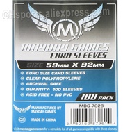 5 Packs/lot Mayday Card Game Sleeve For 59*92mm Card Protector Dominion Board Game Sleeve 7028