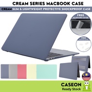 CREAM Hard PC Case for MacBook Pro Air 13 14 16 15 M4 M2 M3 M1 A2941 A2681 A2442 A2780 A2338 A3113 A
