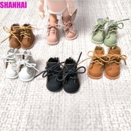 SHANHAI 1pair Bjd Doll Shoe, Cute Outfit Pretend Play Doll Leather Shoes Boots, Doll Accessories PU 