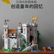 跨境兼容樂高系列10305雄獅獅王騎士的城堡男孩拼裝積木玩具禮物