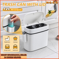 Trash Can with LID  Automatic Garbage Bag Removing Waterproof Toilet Dustbin Lid /dustbin for kitche