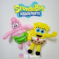 海綿寶寶 派大星 氣球公仔 @ELF.Balloon Spongebob Patrick Star  小朋友 幼稚園 男朋友 女朋友 畢業公仔 生日 禮物