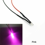 MERAH LED 5MM 12VOL PINK RED PINK COLOR