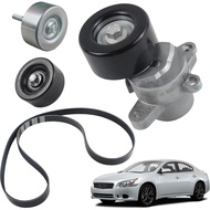 Serpentine Drive Belt Tensioner Pulley Idler Pulley Compatible with 2007-2014 Nissan Altima Maxima M