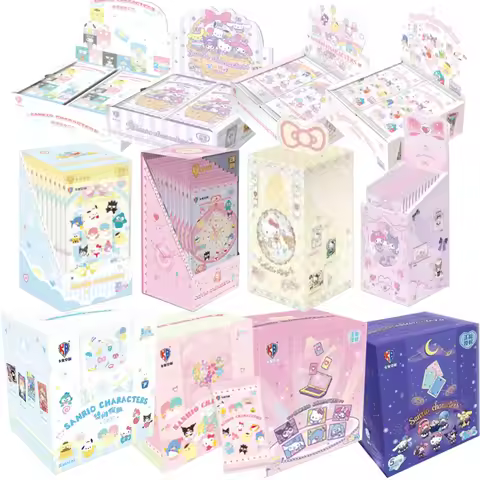Genuine Sanrio Card Family Christmas Party Collection Cards HelloKitty Cards Pink Cute Card Aurora S