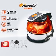 Primada 14 Liter XXXL 3D Air Fryer PCR1220