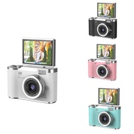 4K CCD 8X Digital Zoom Camera for Student 48MP Compact Digital Photography Camera 180 Flip Screen Se