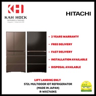 HITACHI R-WXC740KS 572L MULTIDOOR IOT REFRIGERATOR (MADE IN JAPAN) - 2 YEARS MANUFACTURER WARRANTY + FREE DELIVERY