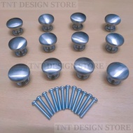 12 Pcs Stainless Steel Kitchen Wardrobe Cabinet Cupboard Knobs Handles Drawer Pull Handle