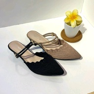 BONNIE HEELS G0987-3 HEELS SARUNG BERTUTUP SEPARUH TYPE BERTALI 2 INCI Shoes