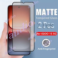 iQOO 15 5G Full Cover Matte Tempered Glass For Vivo iQOO 15 iQOO15 5G 2025 Anti-Fingerprint Matte Sc