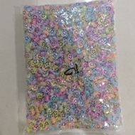 1 pound of smile beads 1cm coloredBENING