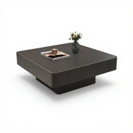 Minimalist Tempered Glass Coffee Table Set Modern Living Room Furniture Small Space Apartment Design