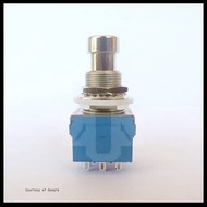Foot Push 3PDT 9 Pin Pedal Effects Switch Bypass Blue