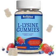 L-Lysine 1000mg Gummies, Chewable Lysine Supplement for Adults, Immune Support, Collagen Formation S