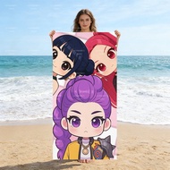 1PC   Beach Towel Soft Quick Dry Absorbent Towel for KPOP girl groups Fans Beach Pool Decor