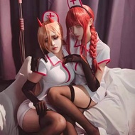 Cosplay Chainsaw Man Halloween Nurse Costume