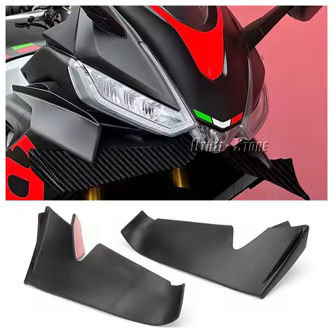 Motorcycle Accessories Winglet Aerodynamic Wing Kit 3 Color Air Deflector Spoiler Front Fairing For 