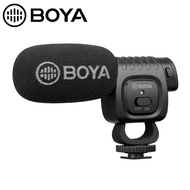 Boya BY-BM3011 On Camera Cardioid Condenser Microphone Audio Video Mic for Canon Nikon DSLR PC Smartphone Live Streaming Vlog