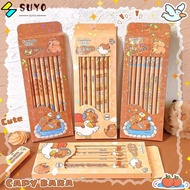 SUYO 8Pcs HB Pencil, Graffiti/Painting Capybara Drawing Pencil, High-quality Smooth Writing Statione
