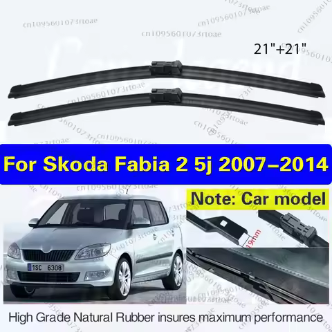 Car Wiper Blades For Skoda Fabia 2 5j 2007 2008 2009 2010 2011 2012 2013 2014 Front Windscreen Clean
