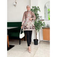BATIK TUNIC 1540 WK 04 JAVA BEAUTIFUL 900 ll WOMEN'S BATIK TOP ll BATIK CLOTHING ll BATIK TUNIC