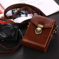 Hard Skin Shoulder Bag PU Leather Camera Case For Sony DSC RX100 II III IV V M4 M5 M6 HX90V HX90 HX8