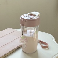 Mocorie - Snowilcy Cute Tumbler With Keychain Coquette Ribbon Mini Tumbler Mini Coquette Ribbon Drin