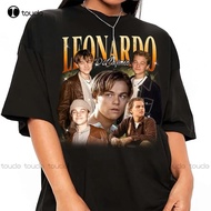 Leonardo Dicaprio Vintage Shirt Set Leo Kate Winslet T-Shirt For Women Men Fashion Xs-