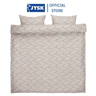 Bộ vỏ chăn gối đôi cotton | JYSK Alicia | nhiều màu | R200xD220cm/R50xD70cm