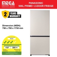 PANASONIC NR-BW530HWC 506L PRIME+ 2-DOOR FRIDGE