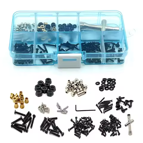 1/24 RC Car M1.6&2 Screw Assorted Nut Gasket Tool Kit For FMS Power WAGON FCX24